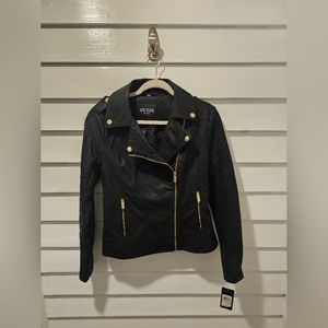 Guess Faux Leather Moto Jacket
